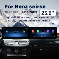 Lecteur DVD de voiture 25,6 pouces avec écran double Android, autoradio 1 DIN pour Mercedes CLS W218 12-17
