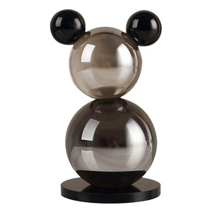 Crystal Ball Art <b>Ornament</b> Sphere Transparent Cartoon Print Home Decoration Collectible Decor - Product Image 5