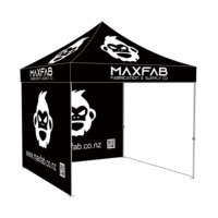 Maxcanopy n ° 1 pour l'extérieur, pliable, instantané, personnalisé et facile, tente d'exposition commerciale 10x10 3X3