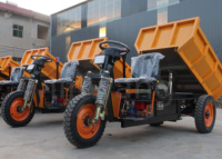 Moto agricole à trois roues de cargaison de Docker de capacité de charge élevée 1500KG