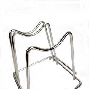KS Stainless Steel Cutting Board Rack Round <b>Kitchen</b> Countertop <b>Storage</b> With Hanging Feature For Knife And Board - Product Image 2