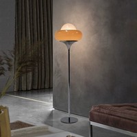 Lampe sur pied en fer de style champignon, design moderne LED haut de gamme pour salon, chambre à coucher, décoration intérieure