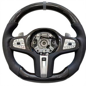 <span class=keywords><strong>Volante</strong></span> de fibra de carbono con cambio de paleta calefactable para <span class=keywords><strong>BMW</strong></span> M3 M4 M5 G20 G28 G22 G23 G30 G38 G80 G82 <span class=keywords><strong>X3</strong></span> X5 X6 M Performance - Product Image 1