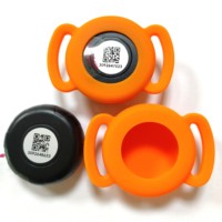 Software de Rastreo en Línea, Localizador Antipérdida, el Más Pequeño, con Funda de Silicona, Compatible con Aplicaciones Móviles