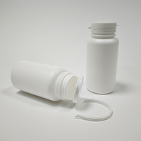 Bouteille en plastique HDPE OEM 150 ml 200 ml 250 ml, bouteille vide pour capsules, bouteille pour poudre de vitamines et de protéines