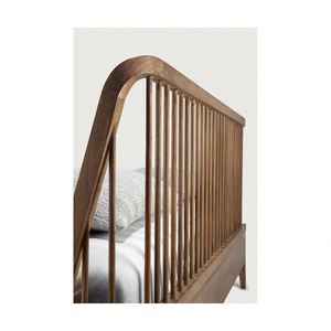 Base de Cama Moderna de Madera Maciza, Plataforma Personalizada Tamaño Queen/King para Dormitorio, Fabricante de Muebles para Hoteles, Villas y Hogares - Product Image 5
