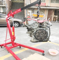 Grue hydraulique pliante de 2 tonnes pour ateliers industriels et industries de la construction, état neuf