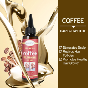 Private Label OEM/ODM 100% Natural Organic Peppermint & Rosa Homens E Mulheres de Café Óleo Tratamento do Crescimento Do Cabelo