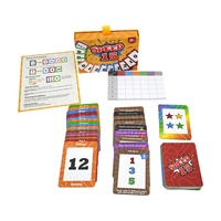 Jeu de société personnalisé à rythme rapide, jeu de cartes éducatif en papier écologique en gros avec boîte rigide pour fêtes de famille