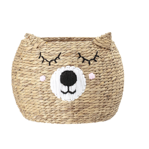 Best Selling Product 2023 in USA Art and Craft Water Hyacinth <b>Hamper</b> Storage <b>Basket</b> by Thanh Cong Craft - Product Image 4