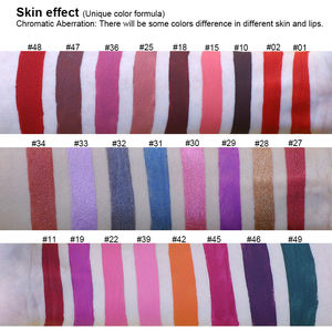 Косметика, стойкая водостойкая помада с черной крышкой, 49 цветов - Product Image 6