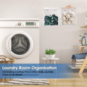 Porte-dosette de café en acrylique Distributeur mural de dosettes de <span class=keywords><strong>linge</strong></span> Lave-<span class=keywords><strong>vaisselle</strong></span> Porte-dosette Seau basculant Boîte de rangement pour la cuisine - Product Image 4