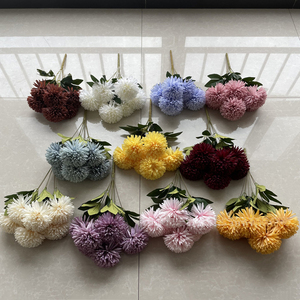 Bolas de pompón de 7 cabezas, ramos de diente de león 10cm de diámetro, novedad de <span class=keywords><strong>2022</strong></span> - Product Image 2