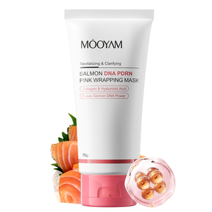 Maschera Viso Rivitalizzante MOOYAM con DNA di Salmone PDRN, Etichetta Privata OEM, 75g, Illumina la Carnagione e Riduce l'Opacità - Product Image 2