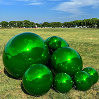 Globo Espejo Inflable Gigante de PVC para Exteriores, Fácil de Instalar, Decoraciones de Navidad y Año Nuevo, Resistente al Agua y a la Intemperie