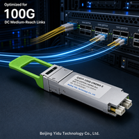 Nouveau module transceiver optique à quatre ondes QSFP28 100G CWDM4 LC Duplex 2km SMF pour centre de données DCI