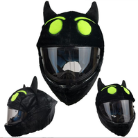 Décorations de casques de moto amusantes et variées, motifs de dessins animés, fausse fourrure de lapin, couvre-casque coupe-vent et chaud pour moto.