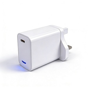 Cargador Rápido <span class=keywords><strong>GaN</strong></span> de 33W 2 en 1, Enchufe de Pared USB C PD, Puerto Único y Doble Tipo A+C, Logotipo Personalizado OEM, Entrega Rápida, Negro y Blanco - Product Image 2