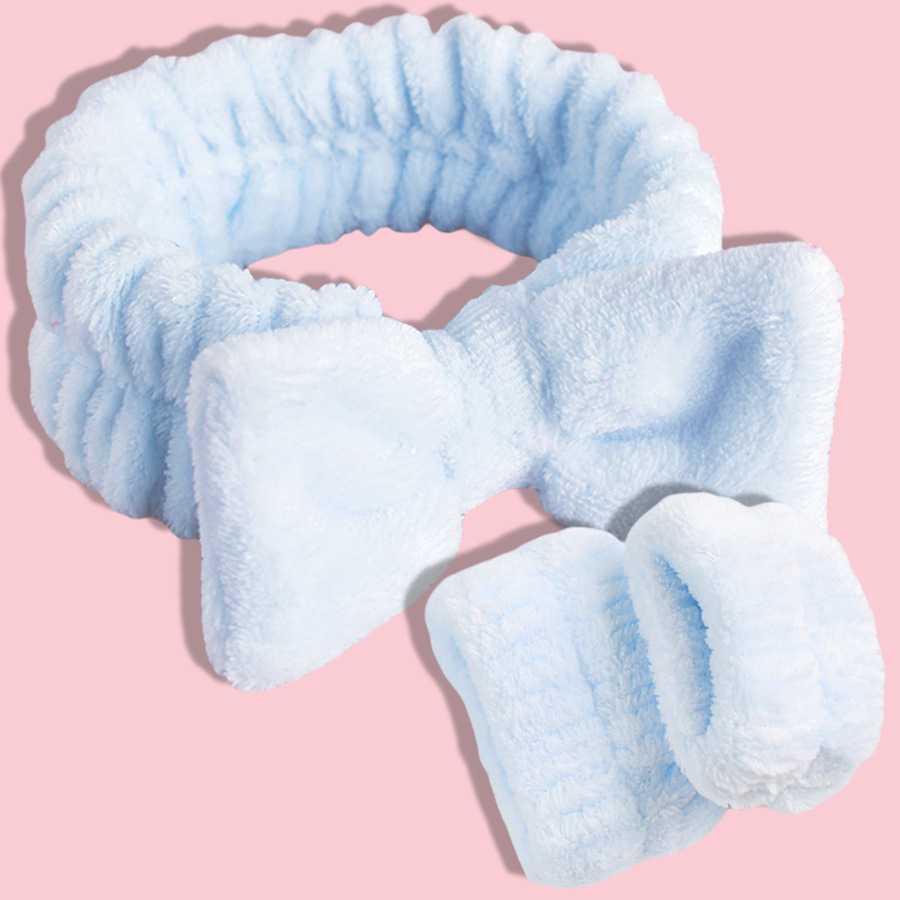 9#ensemble de 3 ceintures de toilette bleues