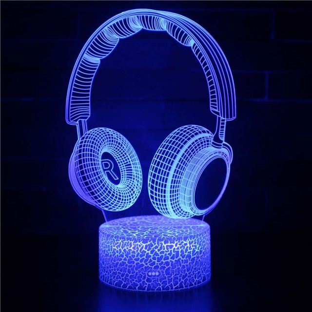 7 RGB Custom Creative 3D Illusion Anime Lamparas Children Room Table Desk Night Lamp Blank Acrylic Frame With Light