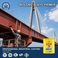 Peinture émail alkyde liquide Wolong, revêtement anti-corrosion décoratif pour structures en acier, machines, surfaces en bois, extérieur