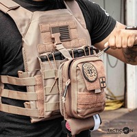 Kit de Primeros Auxilios Táctico Personalizado, Bolsa Médica MOLLE, Equipo de Supervivencia de Emergencia para Exteriores, Proveedor OEM