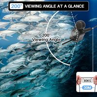 Caméra sous-marine, détecteur de poissons, étanche IP67, portable, écran IPS 5 pouces, 200° grand angle, vision nocturne, sonar longue portée, utilisation mondiale