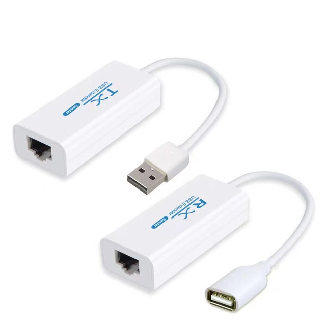 Factory Explosion USB Extender 200 Meters signal Amplifier 2.0usb to Rj45 USB Network Adapter