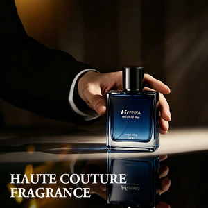 Eau De Parfum OEM Marine per Uomo, Fragranza Orientale Legnosa Acquatica, Elegante Flacone Blu Navy, per Uso Quotidiano, Appuntamenti, Viaggi, Regalo Premium per Gentiluomini - Product Image 3