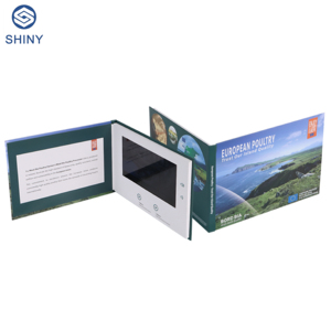 Tùy chỉnh độ phân giải cao Video tập sách 7 inch bìa cứng A5 video Brochure thẻ cho quảng cáo - Product Image 3