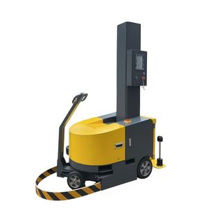 Robot Inteligente Autónomo Amarillo ZZ2000, Máquina Automática de Embalaje de Palés, Máquina Envolvedora de Palés - Product Image 1