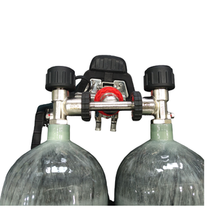 Aparato de respiración SCBA de servicio pesado 4500 PSI con tanques duales de 6.8L y campana de <span class=keywords><strong>escape</strong></span> de emergencia para seguridad industrial de plantas químicas - Product Image 4