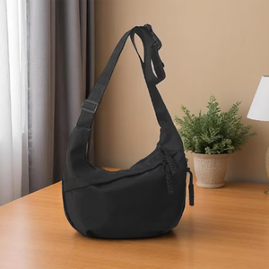 Sac à bandoulière en nylon léger personnalisé à monter soi-même sac à main besace imperméable à l'eau sac à bandoulière à fermeture éclair pour femmes hiver automne - Product Image 5