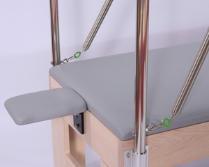 LUMINE Cadillac de Pilates multifonctionnel en érable robuste, avec système de résistance réglable et <span class=keywords><strong>trapeze</strong></span> complet, pour tous niveaux - Product Image 6