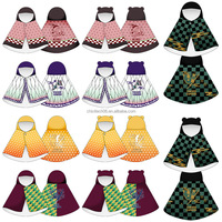 Écharpe, gants et couverture en peluche Anime 2D japonais Ghost Destroyer Bean Scarf - Bib Bear Caps Blanket Plush