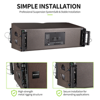 RAYHAYES KARA 210 Subwoofer passif professionnel portable en contreplaqué de bouleau écologique à double aimant néodyme, impédance 8 ohms, puissance de sortie 2000W