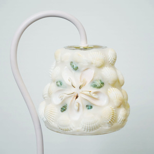 Lampe chauffe-cire électrique LANJO Seashell, abat-jour en forme de coquillage, pour la décoration de maison de style côtier - Product Image 4
