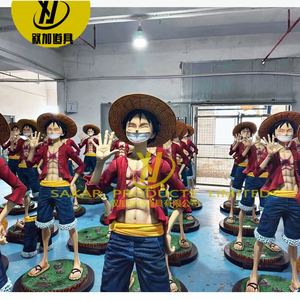 Scultura Anime Giapponese Bestseller di Alta Qualità, Action Figure One Piece, Scultura di Zoro a Grandezza Naturale per Esposizione Domestica - Product Image 4