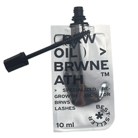 Sac de brillant à lèvres liquide 3.2g 3G personnalisé emballage de brosse de soin de la peau pour mascara brillant à lèvres pour vodka bière pochette à bec en plastique