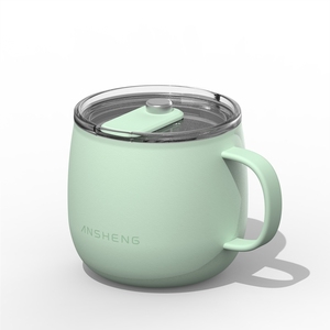 Mug à café isotherme personnalisé ANSHENG, en acier inoxydable, mug de voyage, double paroi, sous vide, anti-fuite, <span class=keywords><strong>tasse</strong></span> thermique à café - Product Image 1