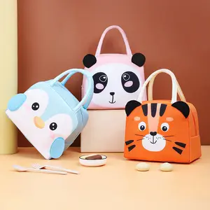 Cartoon Lunch Cooler Bag Insulated Lunchbox Kids Lunch Box Bags For kids women gril