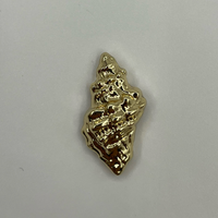 Aksesoris Logam Bentuk Bunga, Kerang, dan Bintang Laut Gaya Laut, Anti Karat, Ramah Lingkungan, untuk Pakaian, Topi, Tas, Lingerie, Kaus Kaki, Sarung Tangan