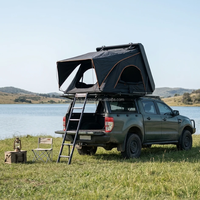 Tente de toit de voiture pour le camping en plein air, installation rapide, 3 personnes, tissu imperméable, léger, tente de toit de voiture imperméable
