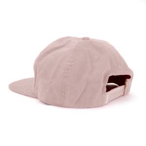 Casquette Snapback Vintage en Corduroy Personnalisée, 5 Panneaux, Logo Brodé, Casquette Rose - Product Image 3