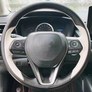 ฝาครอบพวงมาลัยรถยนต์ลายคาร์บอนไฟเบอร์ดีไซน์สวยสำหรับ Toyota Camry RAV4 - Product Image 5