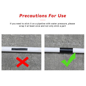 10*150 CENTIMETRI Nero Super <span class=keywords><strong>Flex</strong></span> Fix di Riparazione del Nastro di Gomma A Prova di Acqua Istante - Product Image 4