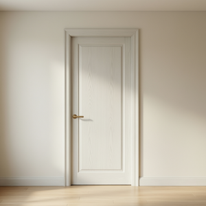 <span class=keywords><strong>Porte</strong></span> intérieure durable en pin massif blanc apprêté style Shaker, en promotion aux États-Unis - Product Image 5