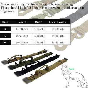 Correa y Collar Personalizados para Perro con LOGO, Hebilla Metálica Ajustable de Liberación Rápida, Correa Elástica Táctica para Perro Tipo Bungee - Product Image 3