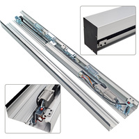 Porte coulissante en aluminium automatique en verre moderne électrique automatique commerciale d'Oredy pour le magasin de supermarché