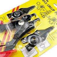 4PCS Circlip Plier Set Snap Ring Pliers Multi Function Internal External Retaining for Automotive Machinery Repair Hand Tool Kit